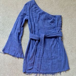 Free People One Shoulder Mini Dress